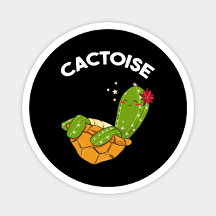 Cute & Funny Cactoise Cactus Tortoise Combined Magnet